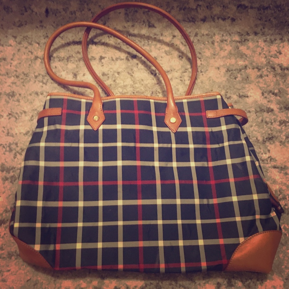 Brooks Brothers Plaid Purse Bag